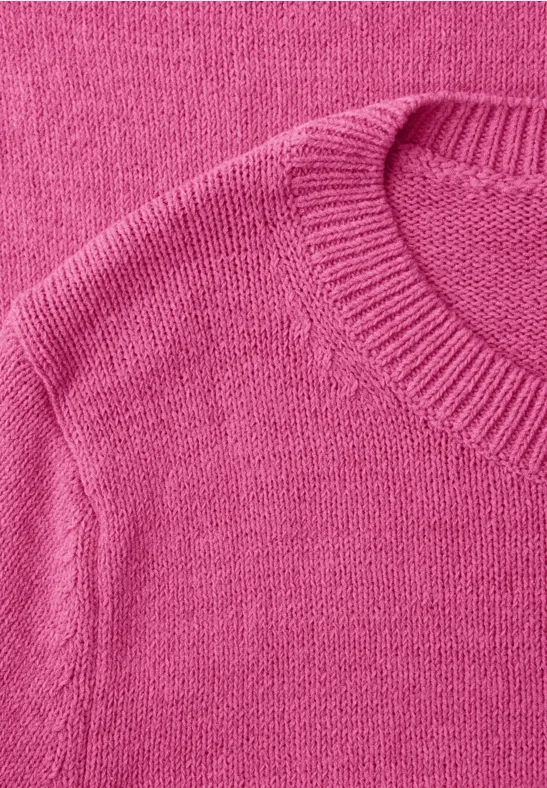 Pull-over en couleur unie blazing berry