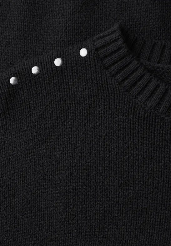 Jumper met klinknagels Black
