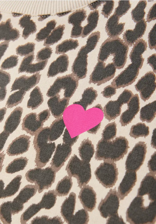 Sweat-shirt Léo light buffed beige