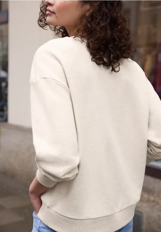 Sweat-shirt avec artwork stone sand mel.