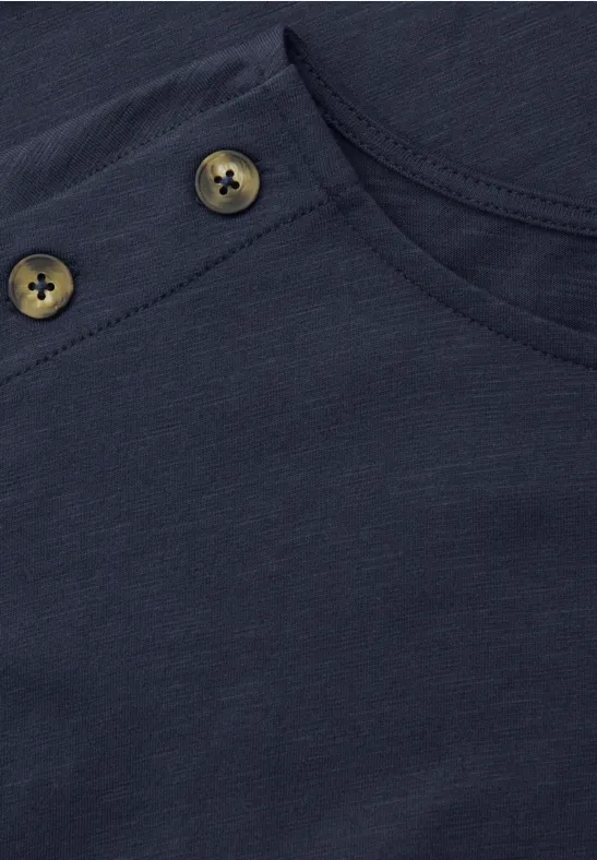 Chemise dropped shoulder avec détail de boutons midnight muse