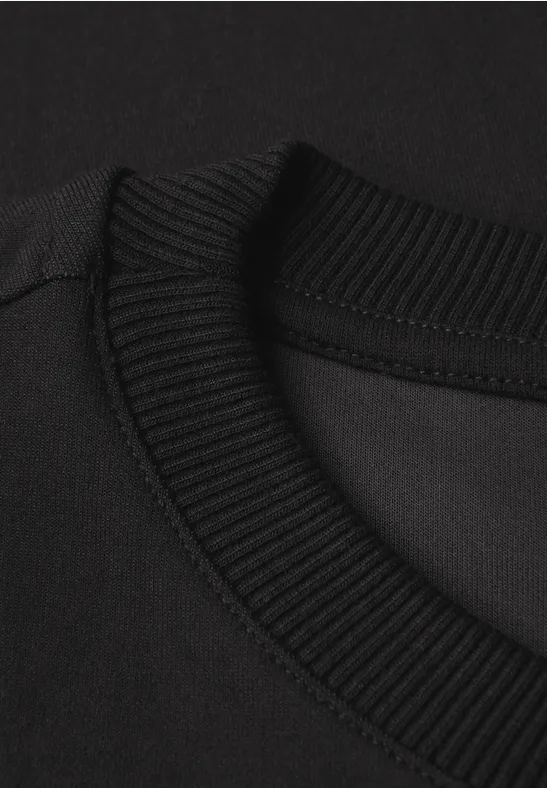 T-Shirt mit Puffärmeln Black
