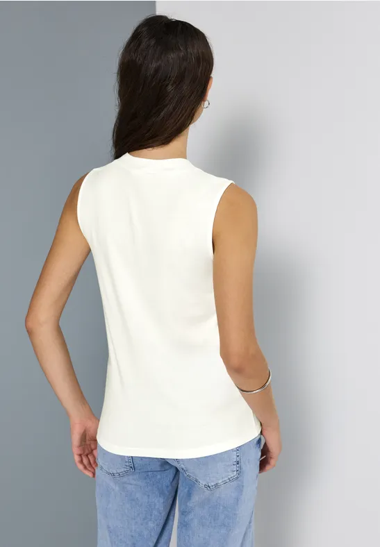 Top mit Turtleneck off white