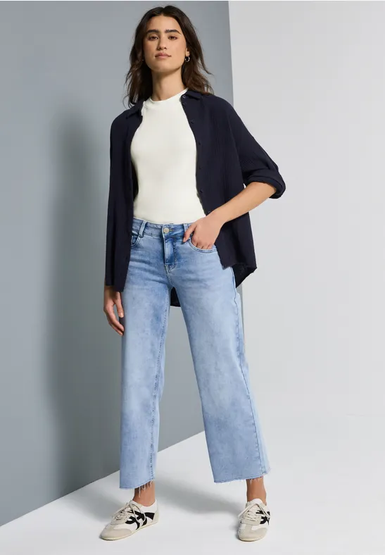 Top mit Turtleneck off white