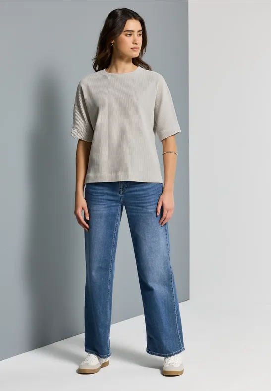 Cord T-Shirt cloud grey