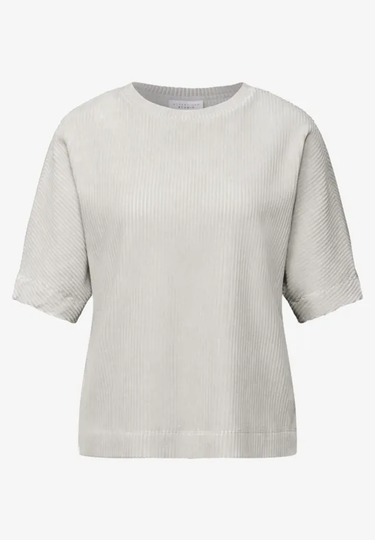 Cord T-Shirt cloud grey