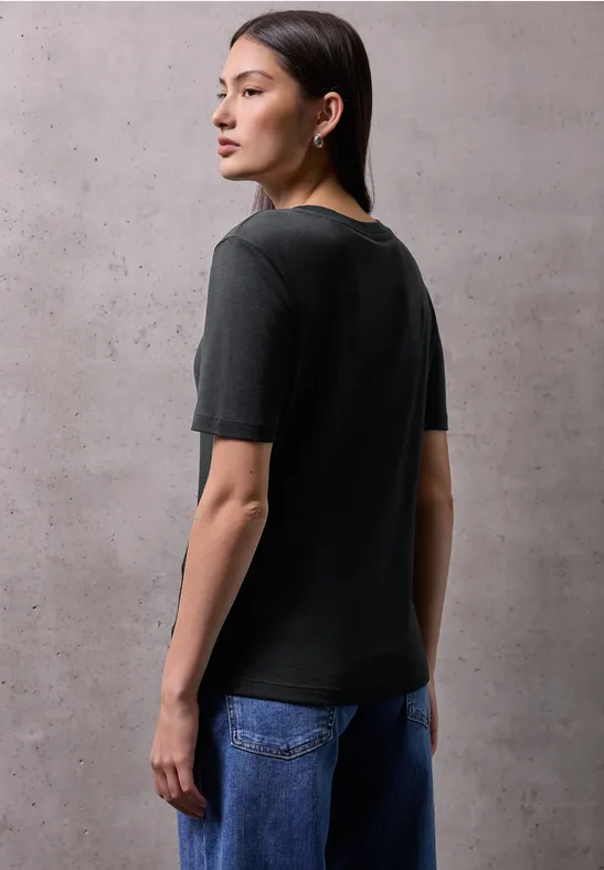 T-shirt à manches courtes basique Black