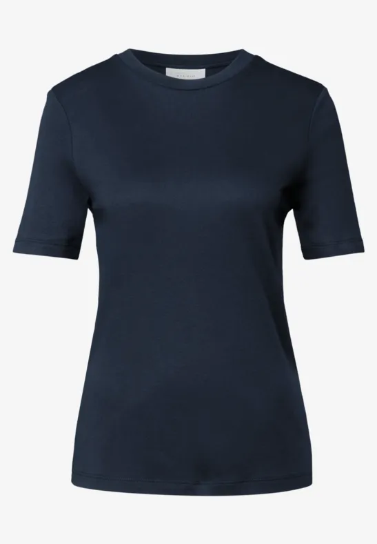T-shirt à manches courtes basique deep blue