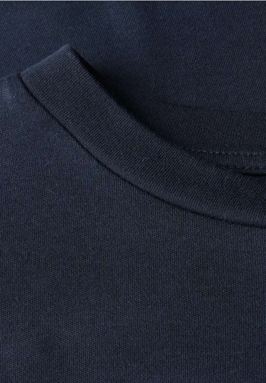 T-shirt à manches courtes basique deep blue