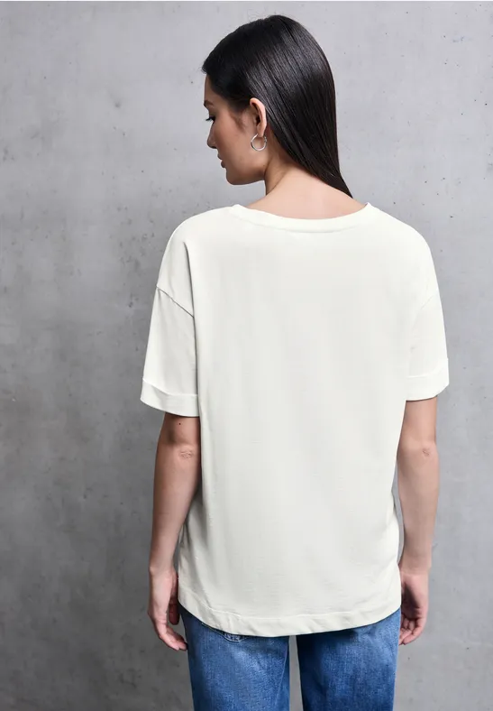 T-Shirt mit Wording off white
