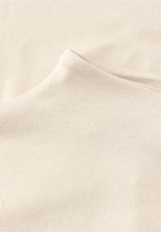 Basic Turtleneck Shirt soft beige