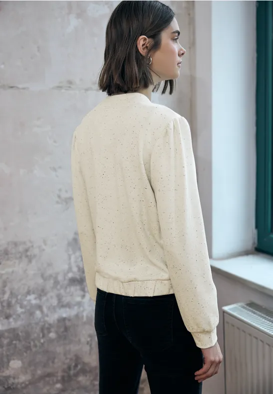 Gemêleerd jack soft beige