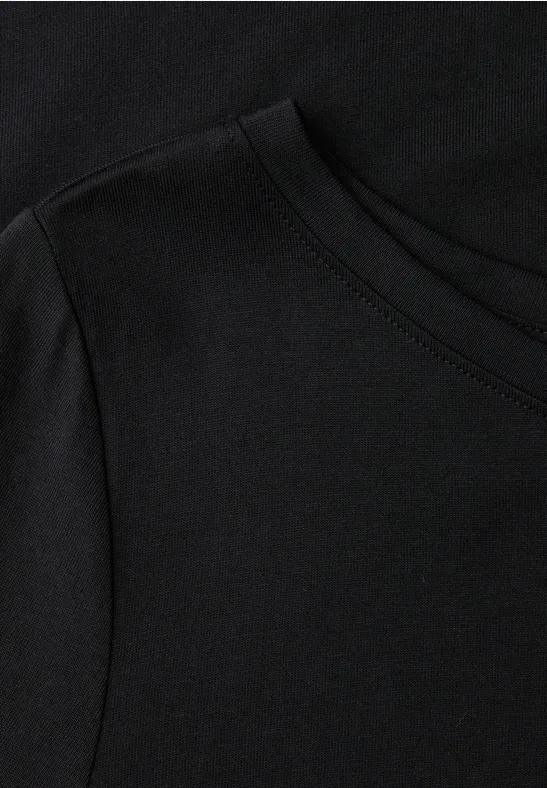 Basic Langarmshirt Black