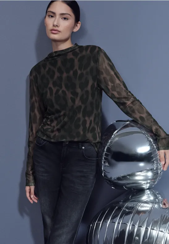 Leo Mesh Shirt Black