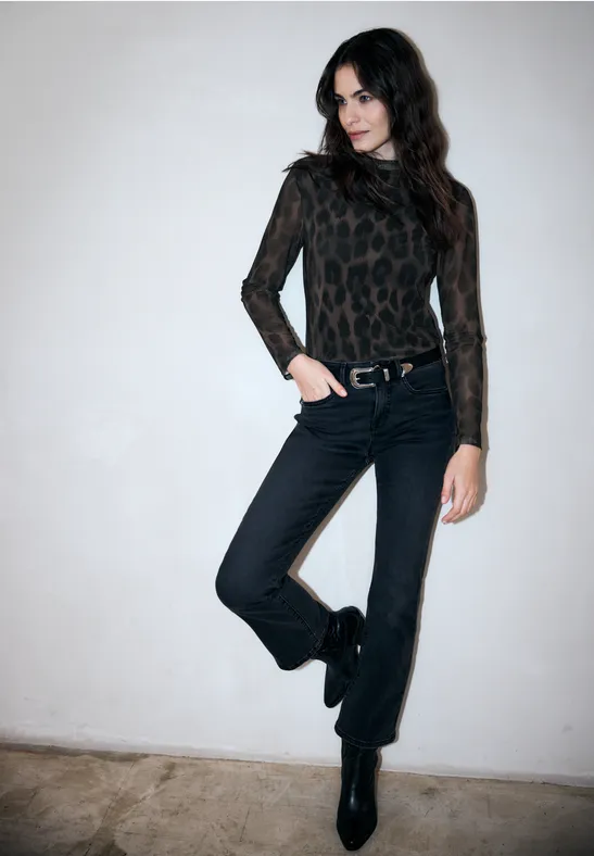Leo Mesh Shirt Black