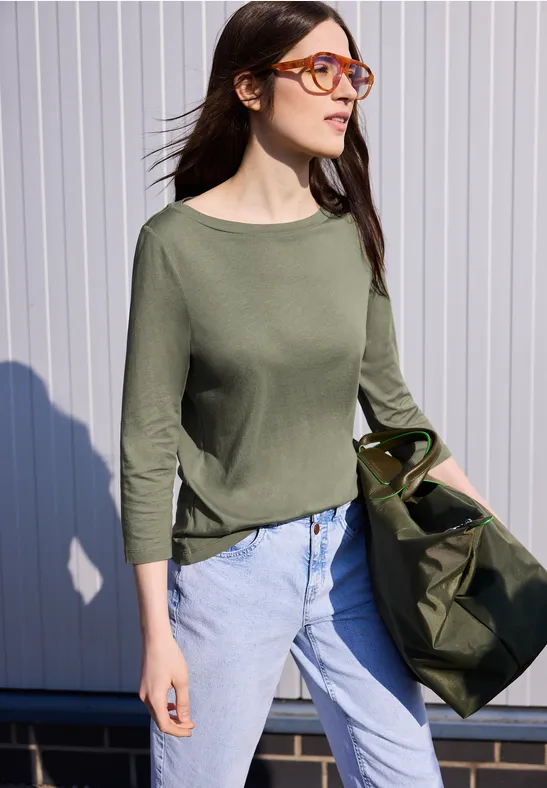 Basic shirt Lichen Green