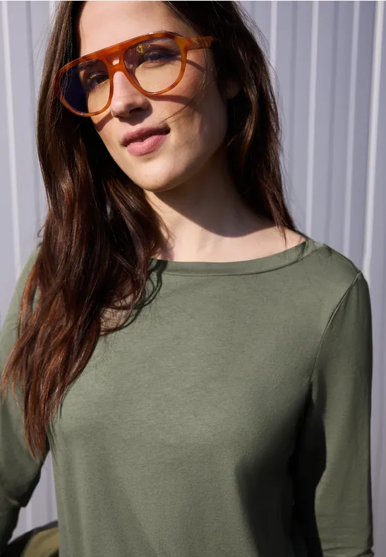 Basic shirt Lichen Green