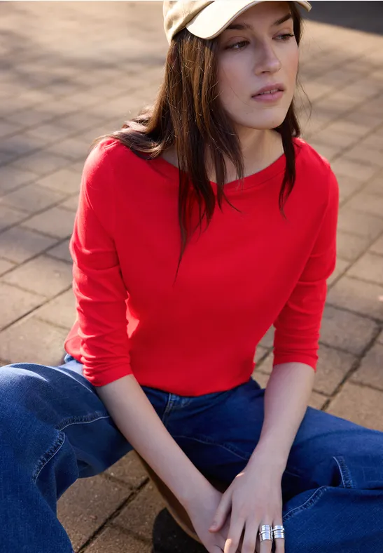 Koszulka Basic torch red