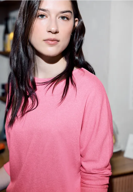 Melange Shirt glowy pink mel.