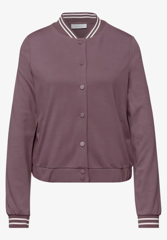 Blouson mit Collegedetails hazy rose