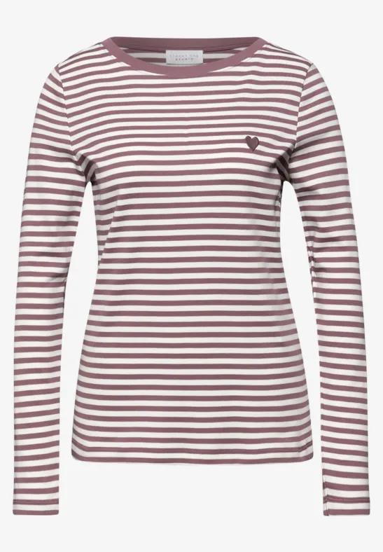 Shirt mit Embroidery hazy rose