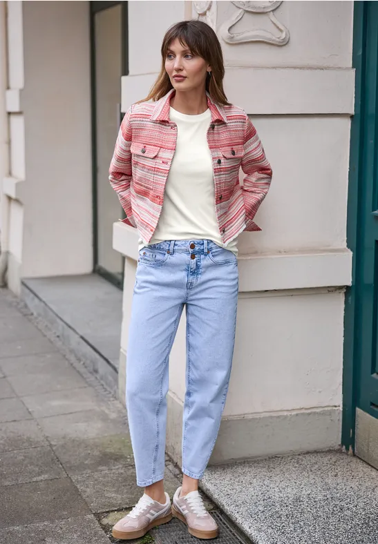 T-shirt basique à col rond et manches courtes off white