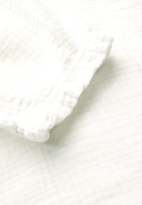 Tunique en mousseline off white