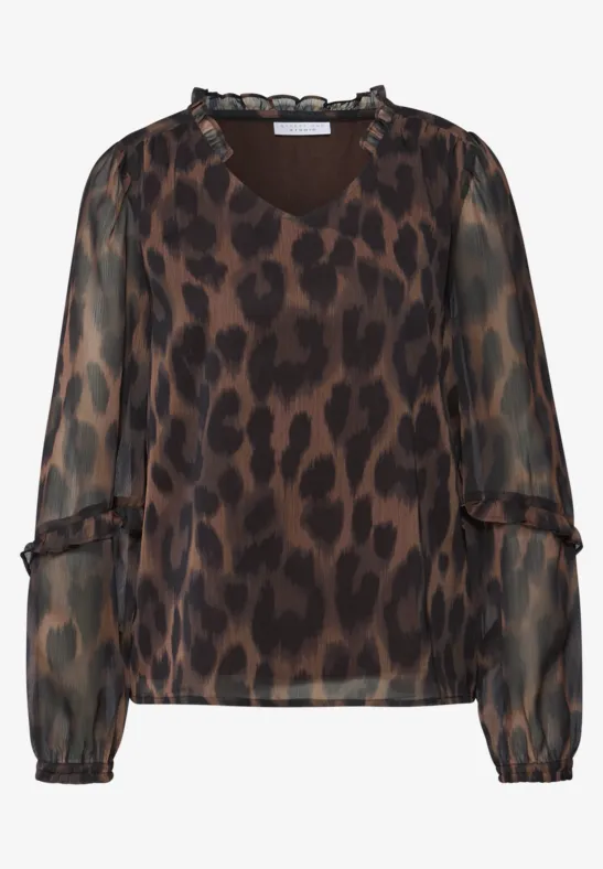 Leeuw chiffon tuniek Black