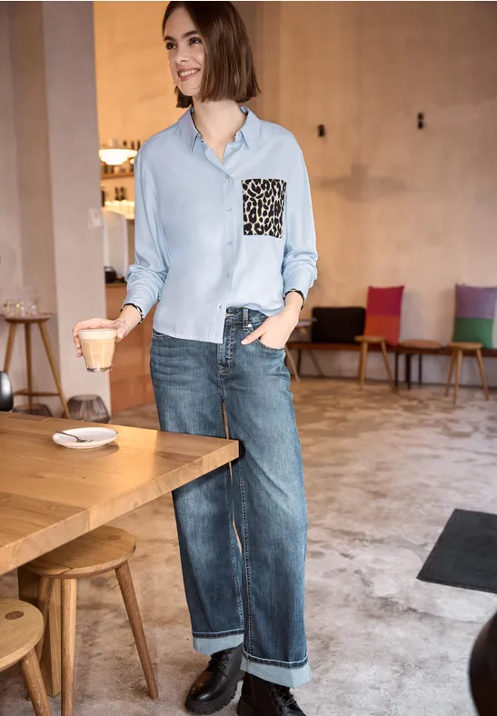 Hemdbluse original blue