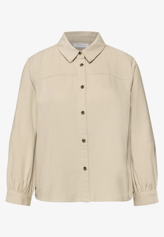 Hemdbluse stone sand