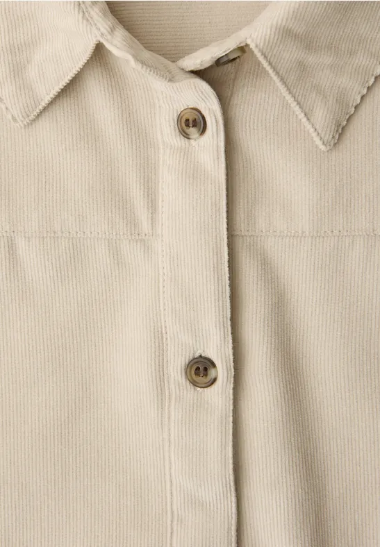 Hemdbluse stone sand