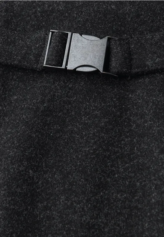 Rock in Woll-Optik anthracite melange