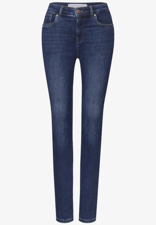 Skinny Fit Jeans Dark blue washed