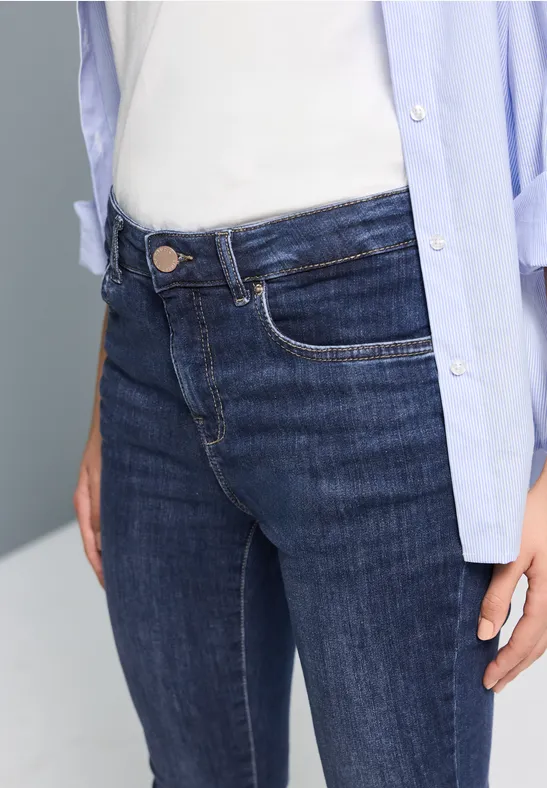 Skinny Fit Jeans Dark blue washed