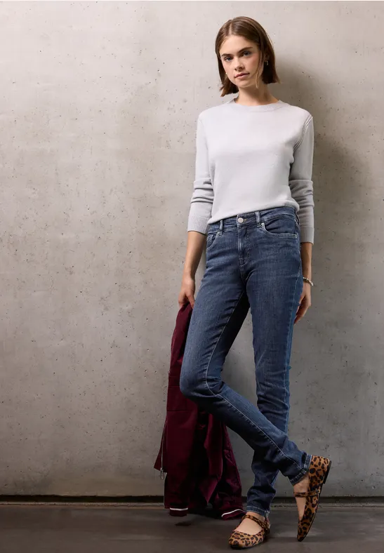 Skinny Fit Jeans Dark blue washed