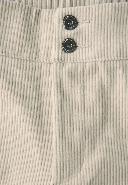 Straight Leg Cordhose morn beige