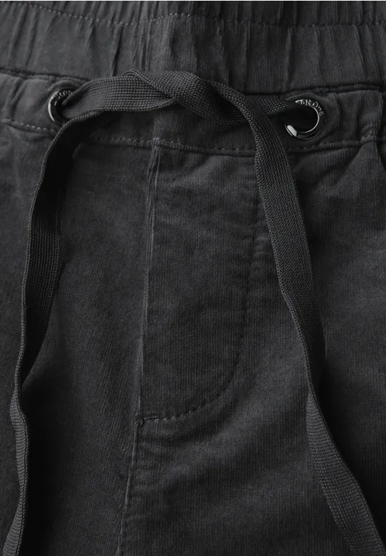 Straight Leg Cordhose shore grey