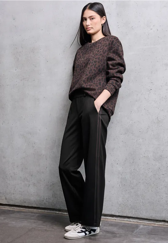 Hose mit Gallonstreifen Black