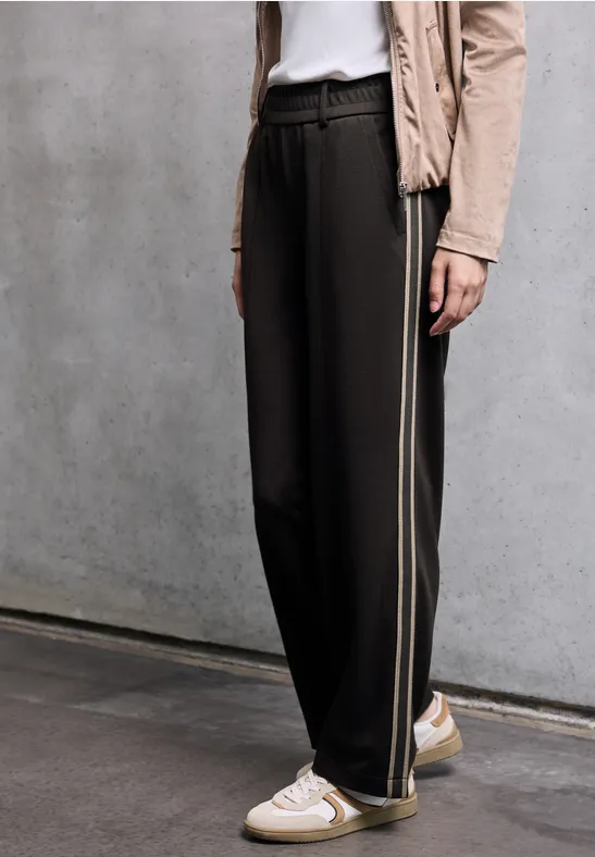 Hose mit Gallonstreifen dark auburn brown