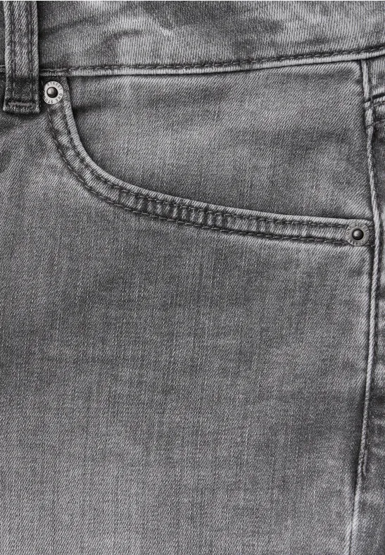 Wide Leg Jeans black washed