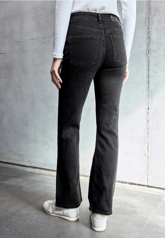 Bootcut Jeans black soft wash