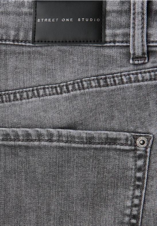 Wide Leg Jeans black washed