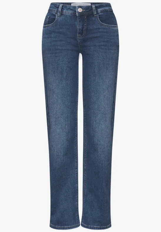 Destroyed Look Jeans light blue authentic washed