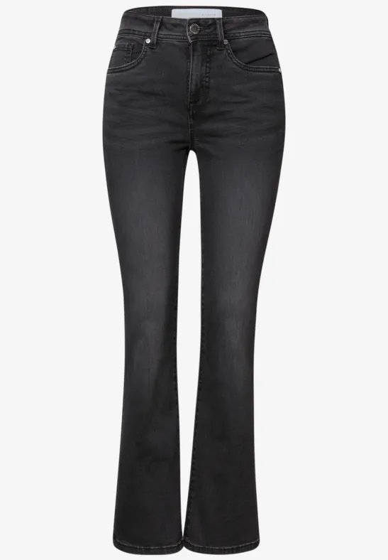 Bootcut jeans soft black washed