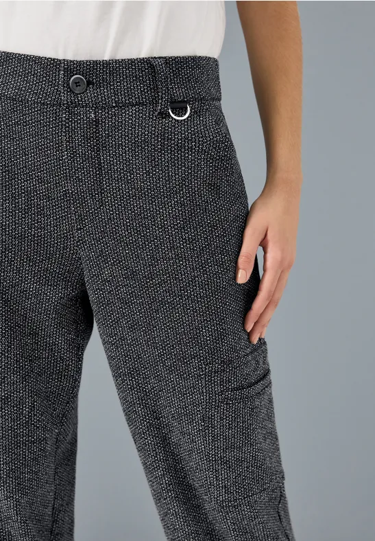 Pantalon Cargo Melange Black