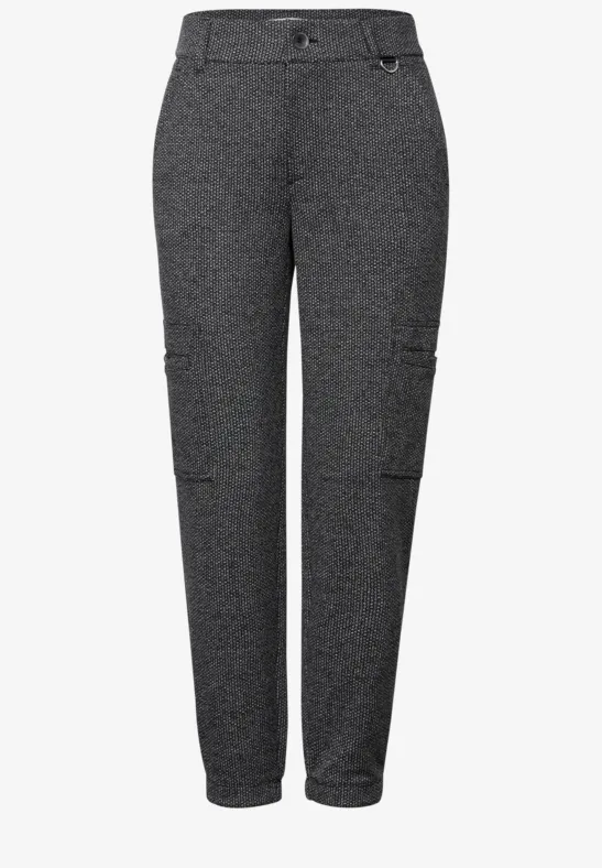 Pantalon Cargo Melange Black
