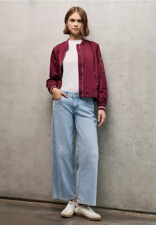 Bleached Wide Leg Jeans Ultra Bleach Random