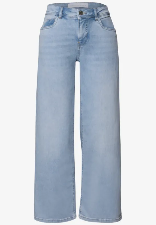 Bleached Wide Leg Jeans Ultra Bleach Random