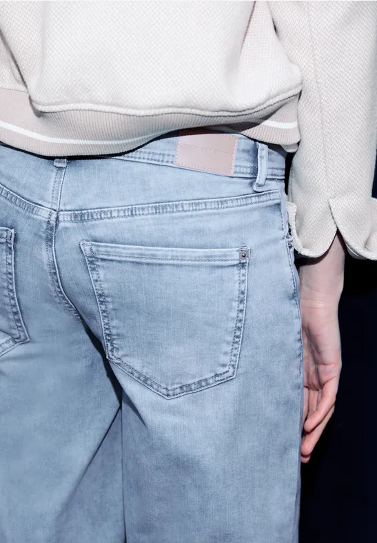 Bleached Wide Leg Jeans Ultra Bleach Random