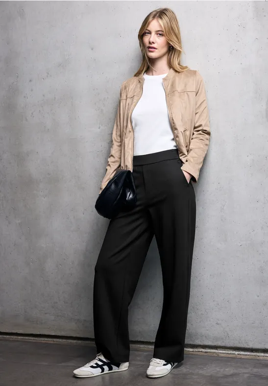 Straight Leg Hose Black